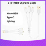 Skylax 3 in 1 20cm Iphone Micro Type-c Data Kablosu - Görsel 5