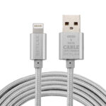 Skylax Kopmaz Hasırlı Usb ve Data Şarj Kablosu Iphone - Görsel 3