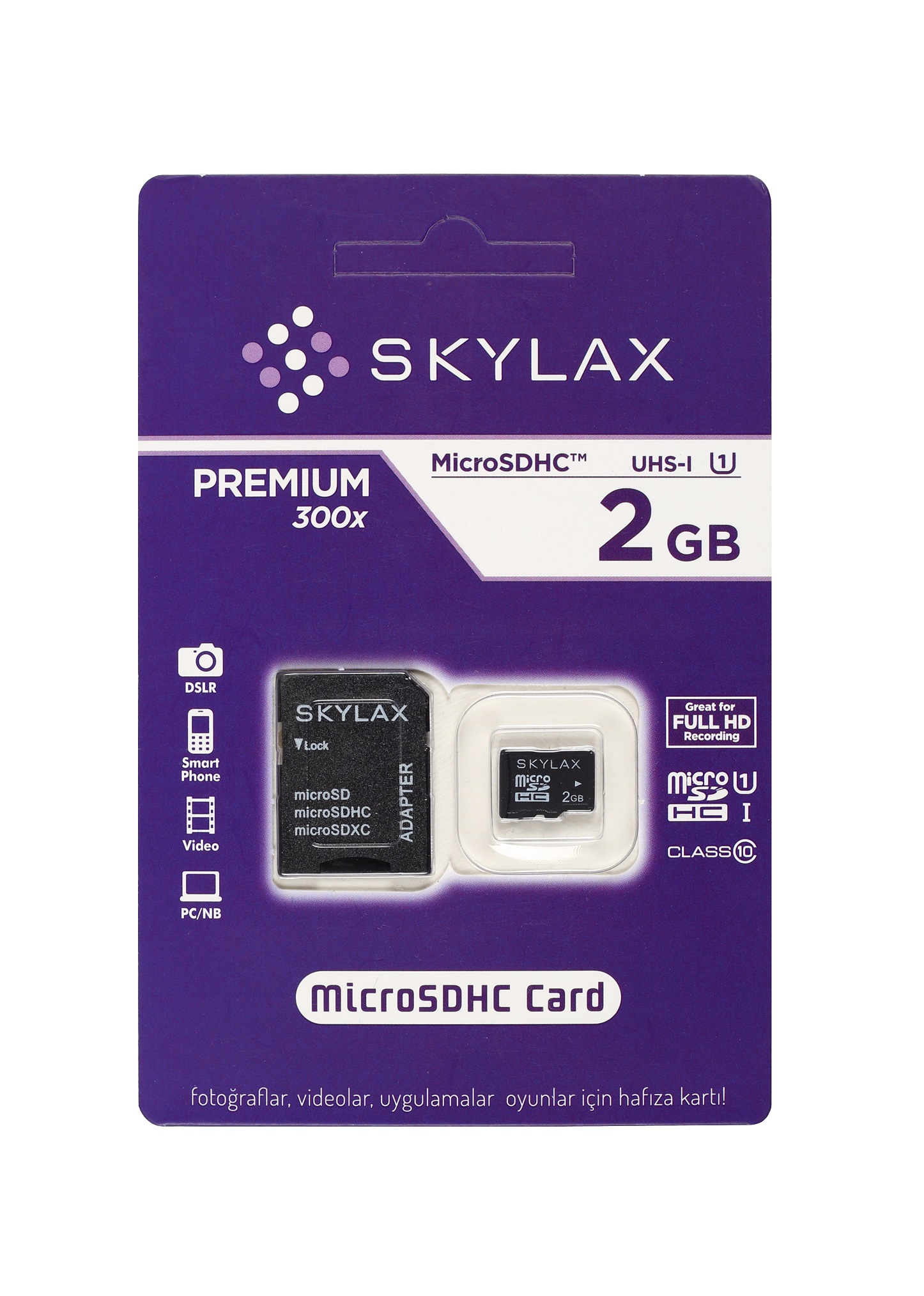ST00409_1.jpg Skylax 2 Gb Micro Sd Hafıza Kartı - Görsel 1