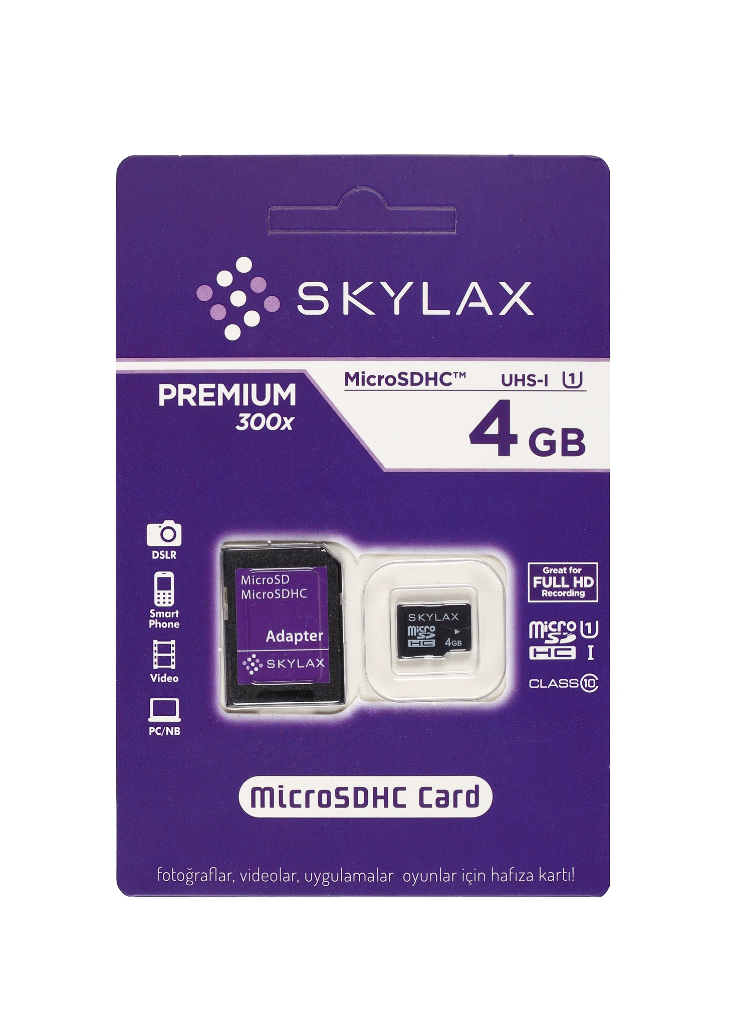 ST00409_2.jpg Skylax 4 Gb Micro Sd Hafıza Kartı - Görsel 1