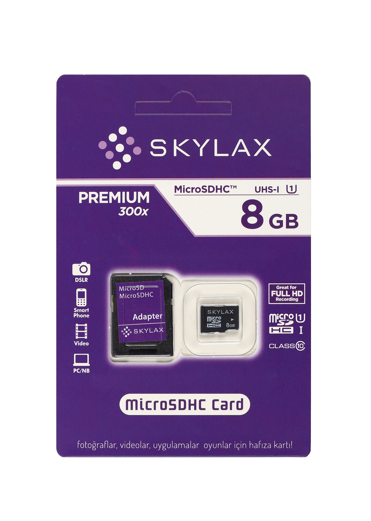 ST00409_3.jpg Skylax 8 Gb Micro Sd Hafıza Kartı - Görsel 1