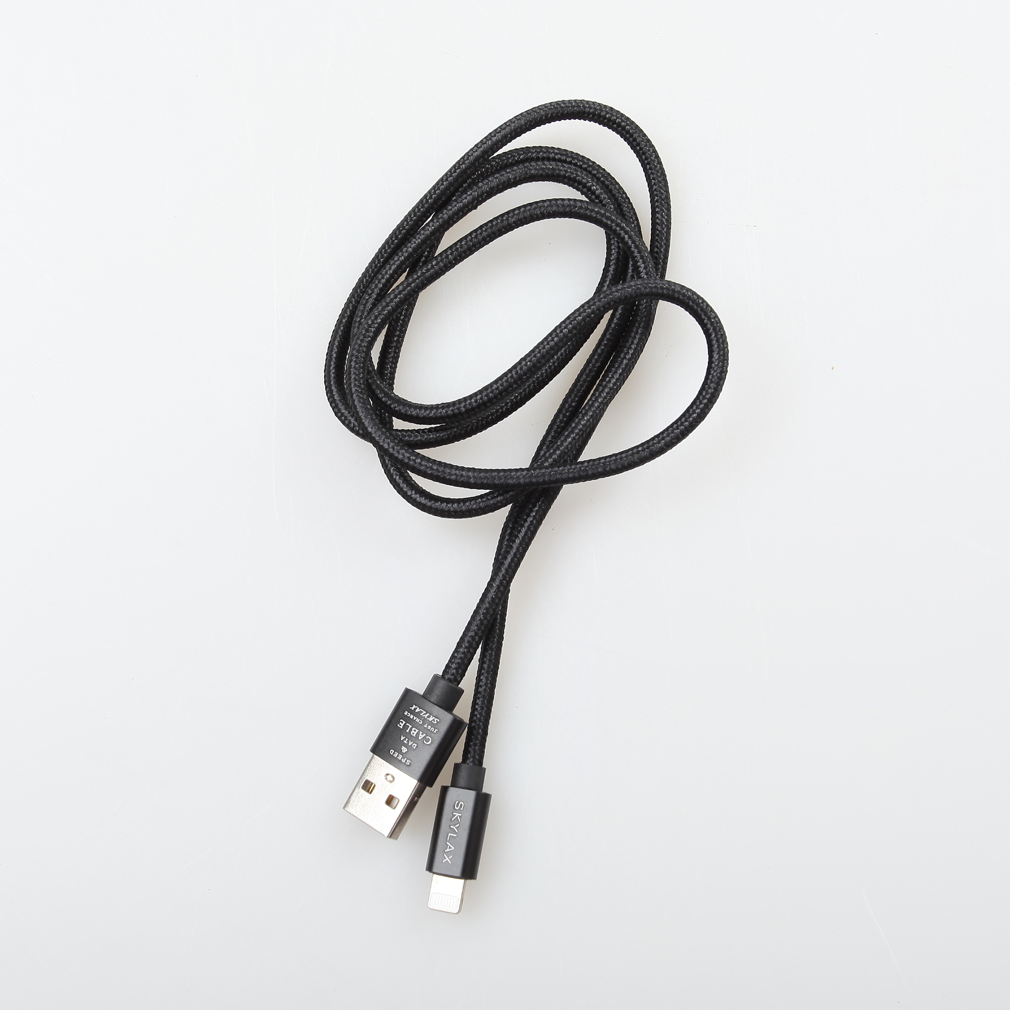 ST00411_1.jpg Skylax Hasırlı Usb Data Kablosu Iphone (Kopmaya Karşı Dayanıklı) - Görsel 1