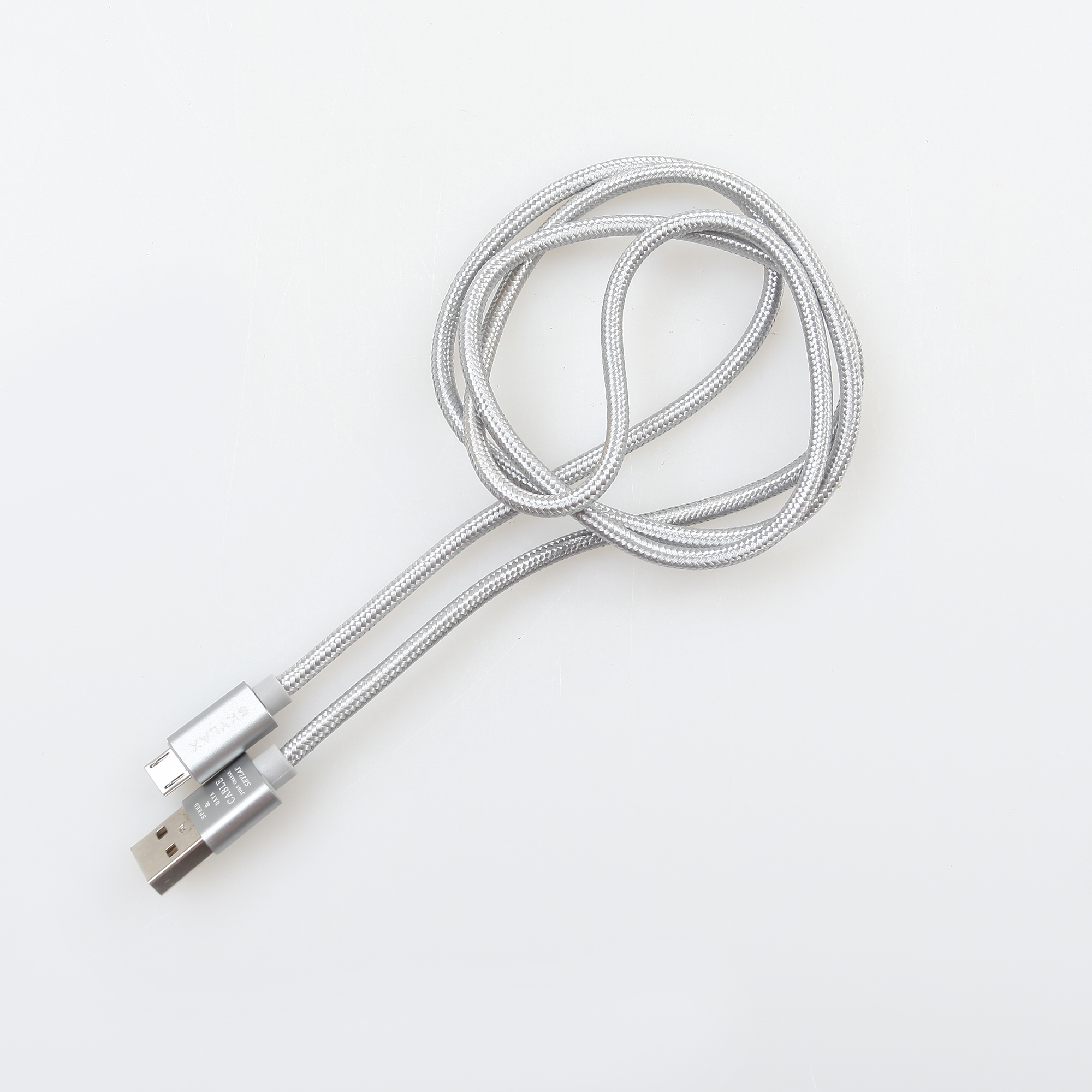 ST00411_3.jpg Skylax Hasırlı Usb Data Kablosu Micro (Kopmaya Karşı Dayanıklı) - Görsel 1