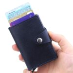 Skylax Deri Mekanizmalı Cüzdan Kartlık