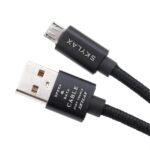 Skylax Hasırlı Usb Data Kablosu Micro (Kopmaya Karşı Dayanıklı) - Görsel 2