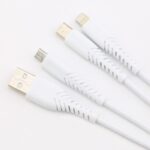 Skylax 3 in 1 Soğutmalı Usb Data Şarj kablosu