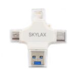 Skylax Otg 3 in 1 Iphone, Type-c, Micro Kart Okuyucu