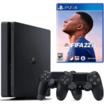 Sony Playstation 4 Slim 1 Tb + 2. Ps4 Kol + Ps4 Fifa 2022