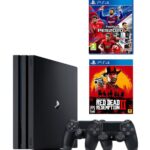 Playstation 4 Pro 1 Tb + 2. Ps4 Kol + Ps4 Pes 2020 + Ps4 Red Dead Redemption 2