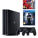 Playstation 4 Pro 1 TB + 2. PS4 Kol + PS4 Pes 2020 + PS4 Uncharted 4 (Eurasia Garantili)