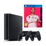 Playstation 4 Slim 1 TB + 2. PS4 Kol + PS4 Fifa 20 (Eurasia Garantili)