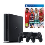 Playstation 4 Slim 1 TB + 2. PS4 Kol + PS4 Pes 2021 (Eurasia Garantili)