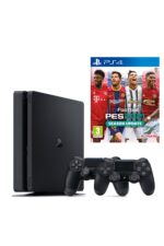 Playstation 4 Slim 1 TB + 2. PS4 Kol + PS4 Pes 2021 (Eurasia Garantili)
