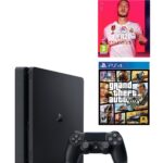 Playstation 4 Slim 1 TB + PS4 Fifa 20 + PS4 GTA 5 (Eurasia Garantili)