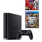 Playstation 4 Slim 1 TB + PS4 Pes 2020 + PS4 GTA 5