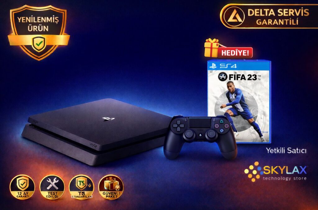 Sony PlayStation 4 Slim 500 GB Tek Kol Yenilenmiş